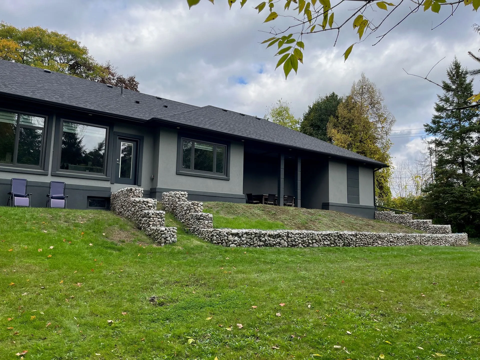 Back of the house after the renovation