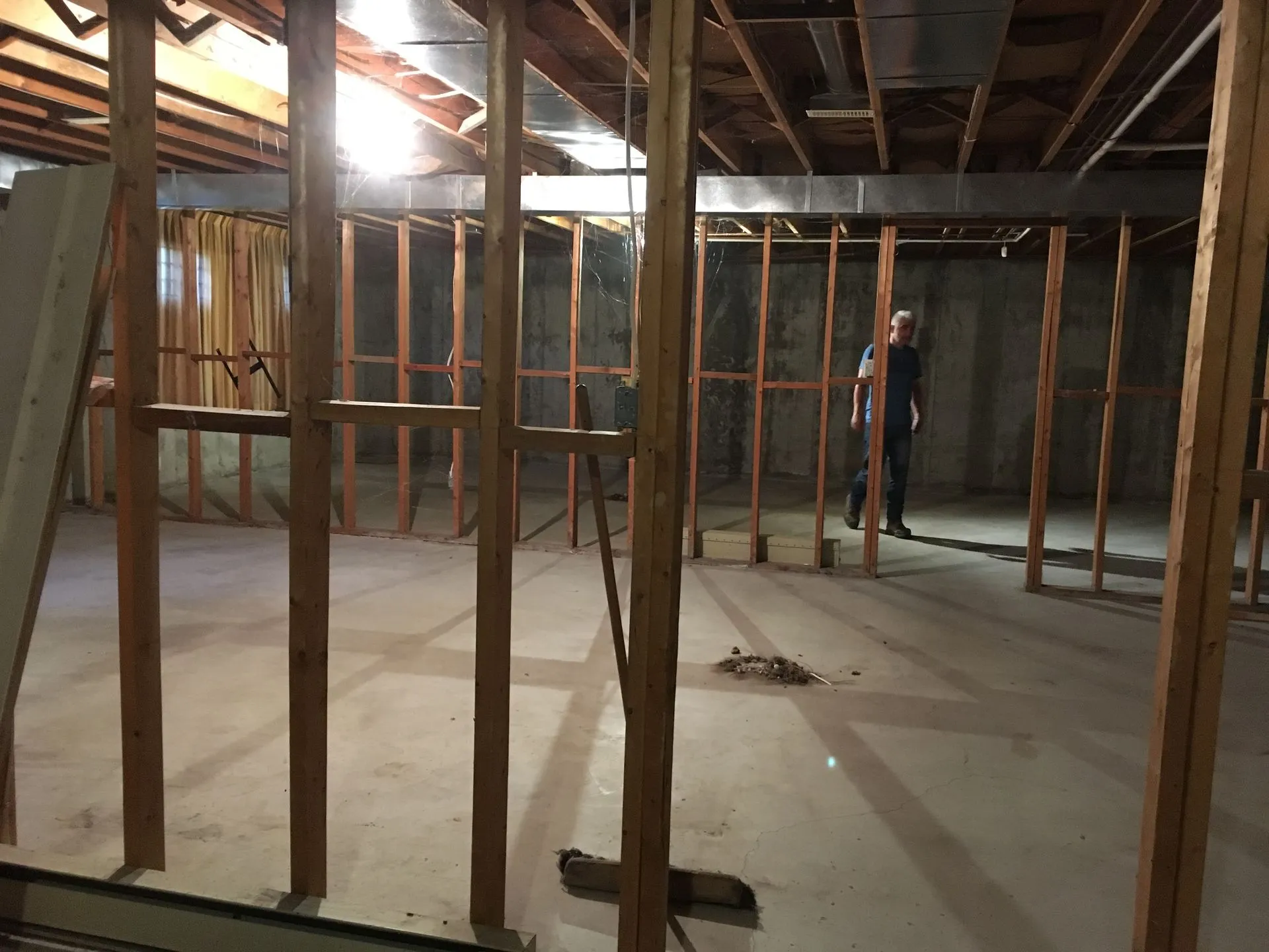 Basement before the renovation